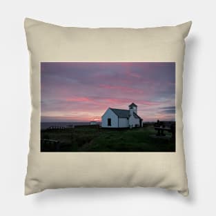 Seaton Sluice Sunrise (2) Pillow