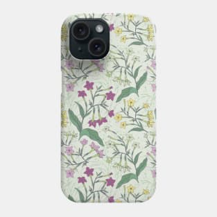 Floral botanical pattern Phone Case