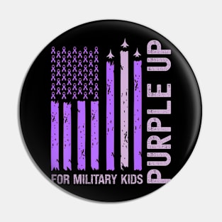 Purple Up For Military Kids Military Child Month Pin