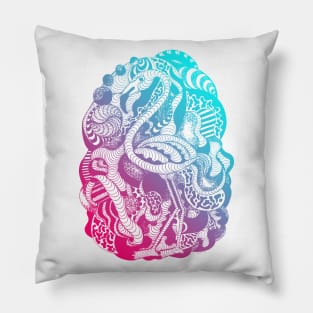 Dual Color Lost Flamingo Pillow