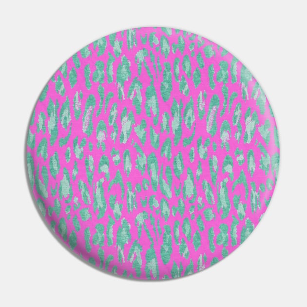 Animal skin leopard pink pop Pin by Remotextiles