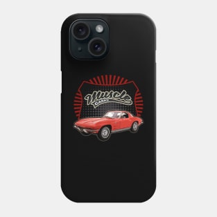 Chevrolet Corvette 1963 car muscle Phone Case