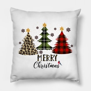 Merry Christmas. Christmas Trees Pillow