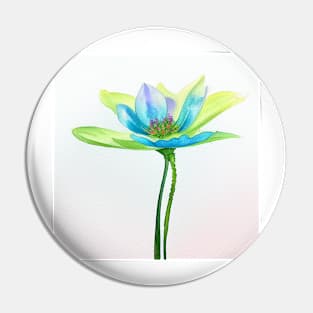 Watercolor Flower Pin