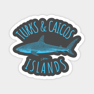 Turks & Caicos Islands Caribbean Reef Shark Magnet