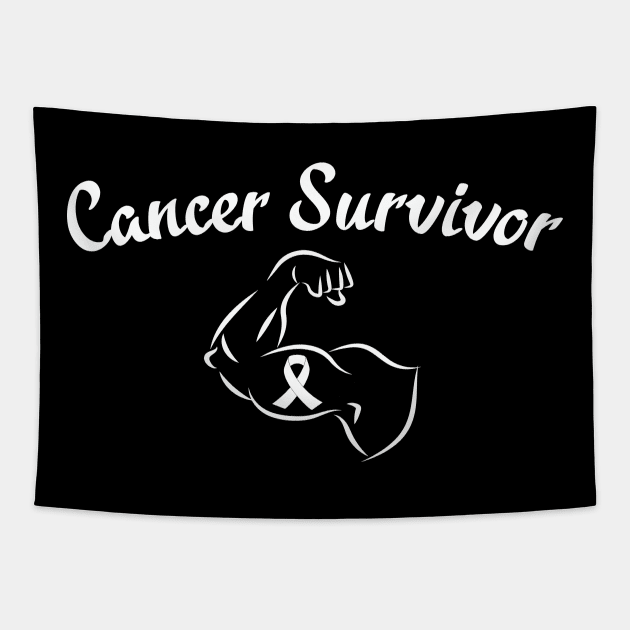 Cancer Survivor | Strong Arm Tapestry by jverdi28