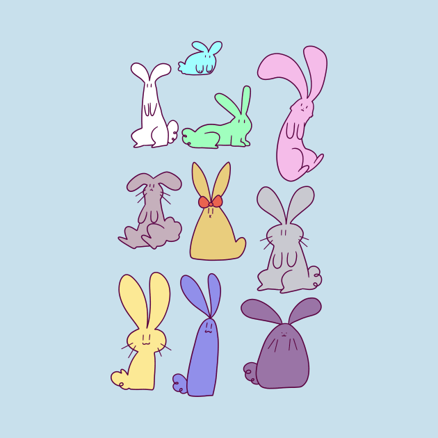 Pastel Bunnies! by saradaboru