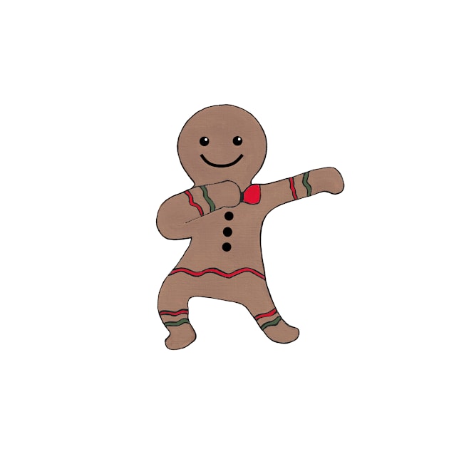 Gingerbread Man Dab by SartorisArt1