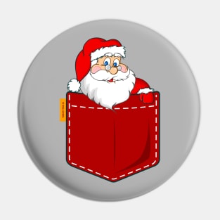 Pocket Santa Claus Pin