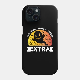 25c witch spells curses Extra Halloween Phone Case