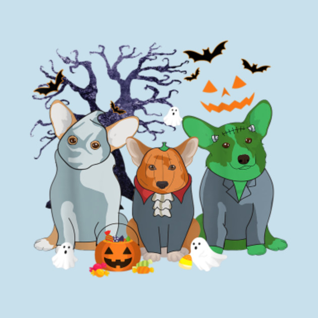 Disover Witch Corgi Dog Lovers Halloween Costume Family - Corgi Lover - T-Shirt