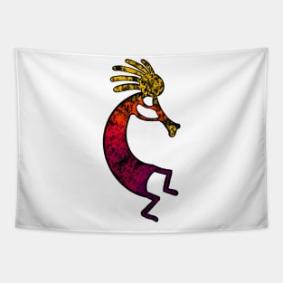 Kokopelli Illustration T-Shirt Tapestry