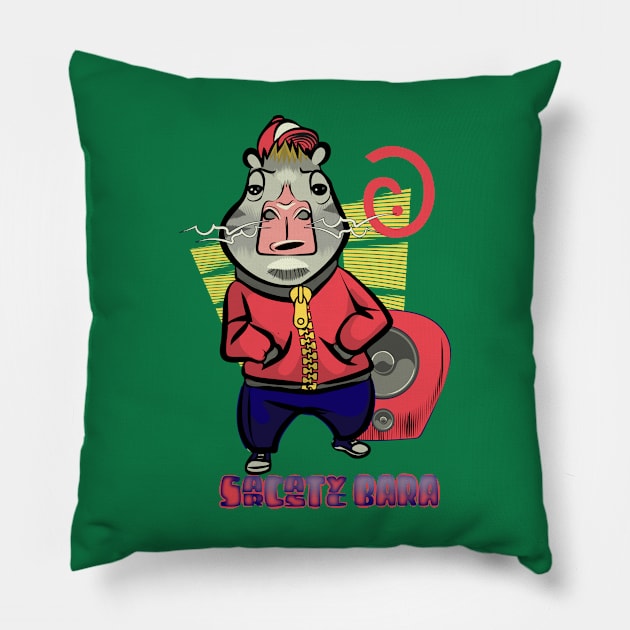 sarcasticbara Pillow by sambukino