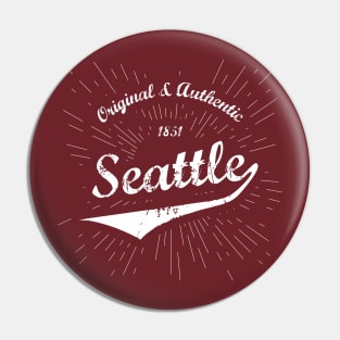 Original Seattle City Shirt Pin