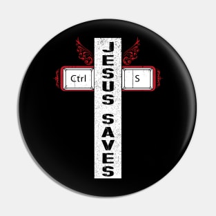 Jesus Saves Pin