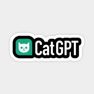 Cat GPT - 2 Magnet