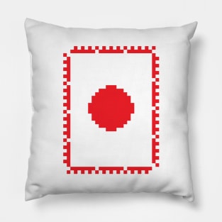 Flag of Japan - Postage Stamp Pillow