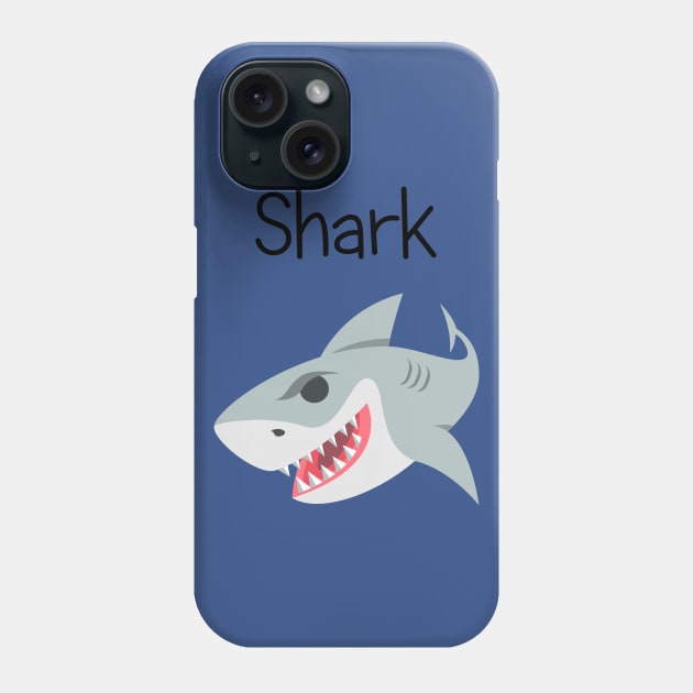 Snarky Sharky Shark Phone Case by EclecticWarrior101