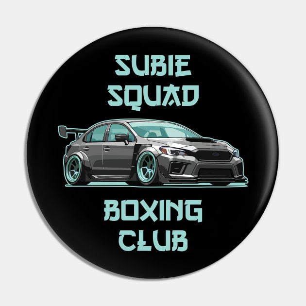 Subaru WRX STI Car Art -  Impreza Boxer Engine Modified JDM Car Pin by JDM-Rey