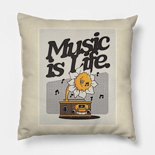 Collectgraphics music is life Pillow