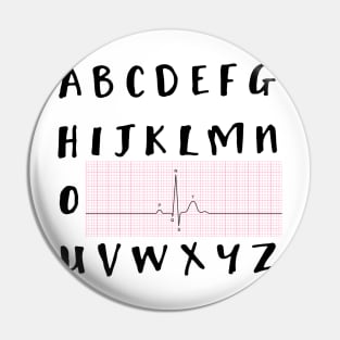 Medical ABCD ECG PQRST Pin