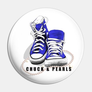 Chuck and Pearls Pin