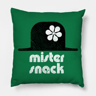 Mister Snack ----- 80s Aesthetic Pillow