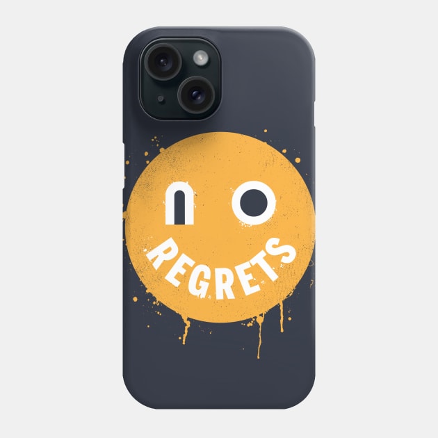 No Regrets Phone Case by rmtees