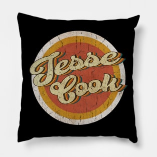 circle vintage Jesse Cook Pillow