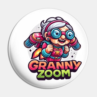 Granny Zoom Pin