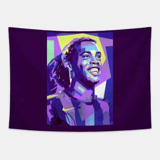 Ronaldinho pop art Tapestry