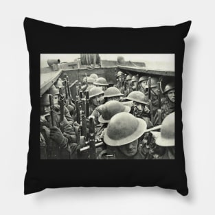 WW2 Royal Marines Landing party Pillow