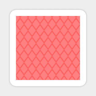 Pink Diamond Pattern Magnet