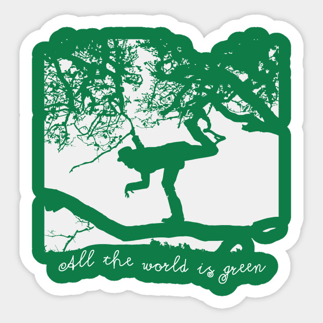 Tom Waits - All the World is Green - Tom Waits - Sticker