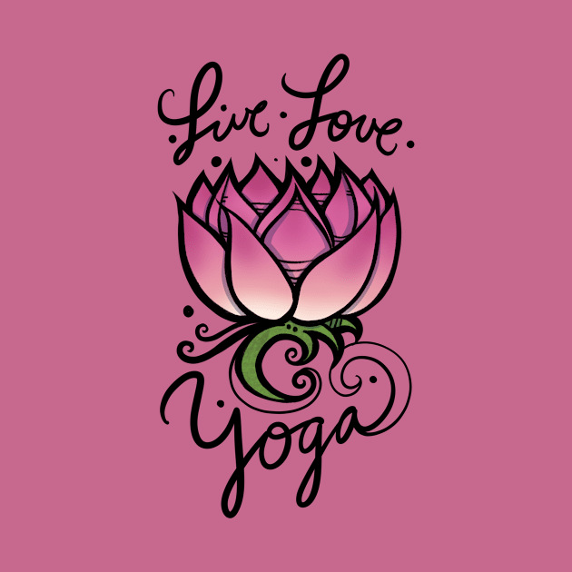 Live Love Yoga by bubbsnugg