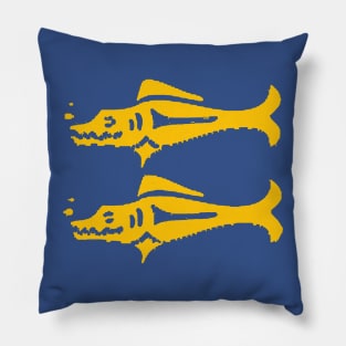 Blue Barracudas Pillow