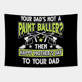 Funny Saying Paintballer Dad Father's Day Gift Tapestry