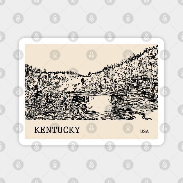 Kentucky USA Magnet by Lakeric