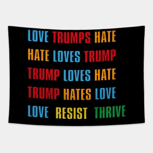 Love Trumps Hate Tapestry