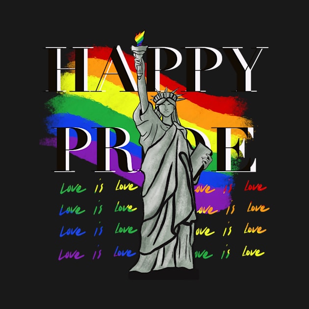 Happy Pride (Love is Love) by Vicc s.