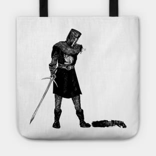 Black Knight Stencil Tote