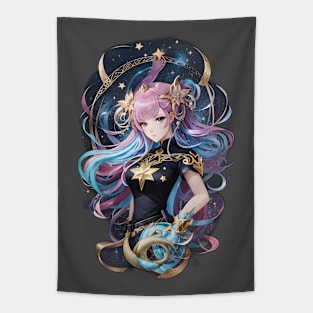 Serpent's Embrace: Enchanting AI Anime Character Art in Ophiuchus Tapestry