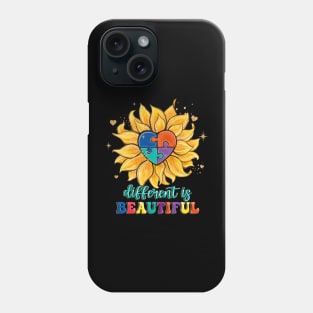 Autism Different is Beautiful Phone Case