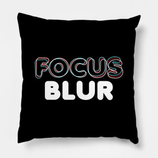 focus & blur Pillow