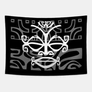 TIKI TAAROA (white) Tapestry