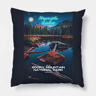 Rocky Mountain National Park Poster - Nymph Lake Pillow