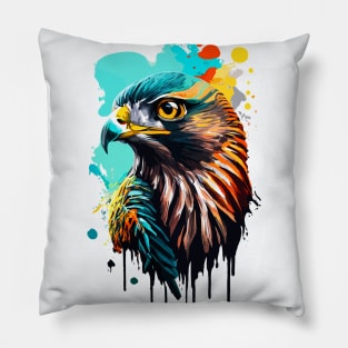 Falcon Colourful - Cute Falcon Bird Pillow