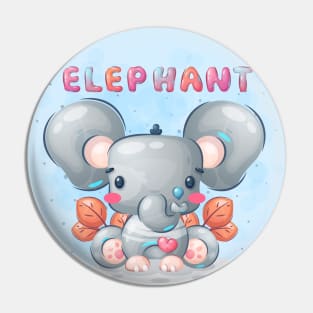 Sweet Baby Elephant Pin