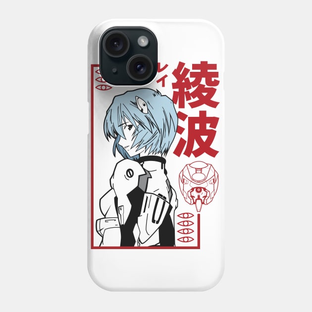 Rei Ayanami evangelion Phone Case by paisdelasmaquinas