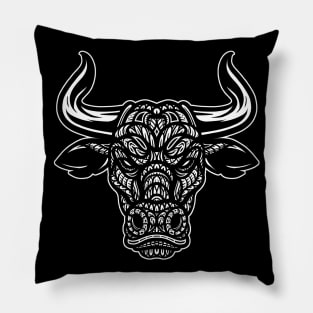 Bull Tribal Pillow